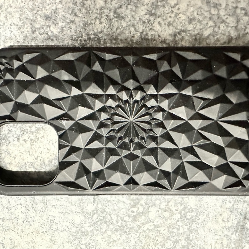 Black Geometric Phone Case